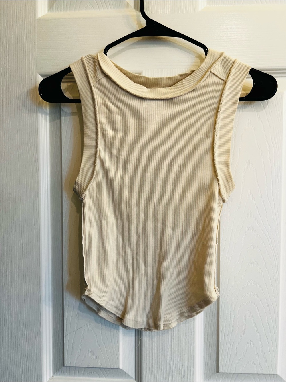 We The Free Sleeveless Ribbed Tank - Cream